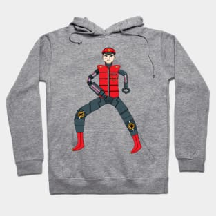 Mecha Cyborg Captain Scarlet Hoodie